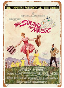 lot 2108 image: Sound of Music Tin Sign