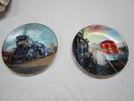 Pair of Railroad Related Collector Plates