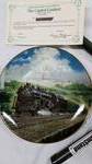 Porcelain Collectors Train Plate with COA