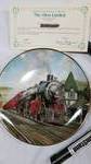 Porcelain Collectors Train Plate with COA