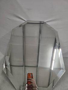 lot 2031 image: 28 x 20 Octagonal Hanging Mirror