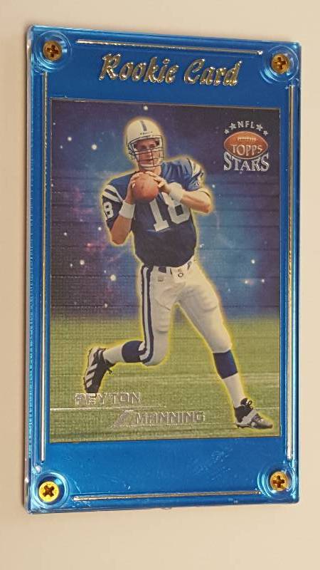 lot 1155 image: Peyton Manning 1998 Topps Stars Limited Rookie Football Card 3999 Colts HOF