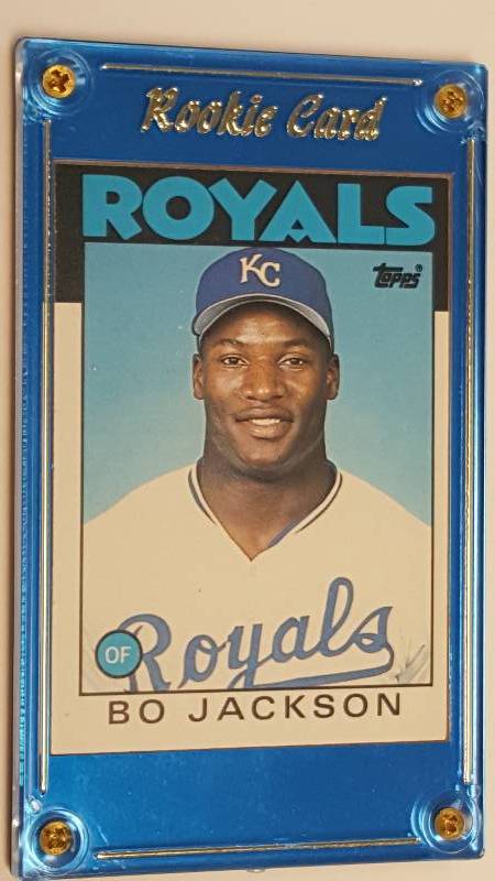 lot 1158 image: Bo Jackson 1986 Topps Traded #50T Rookie Baseball Card Kansas City Royals