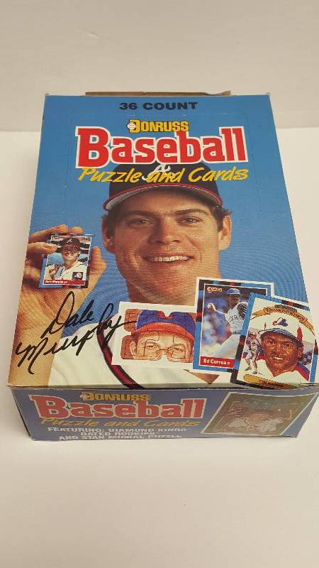 lot 1179 image: 1988 Donruss Baseball Unopened Wax Pack Box 36 Total w Roberto Alomar & Mark Grace Rated Rookies