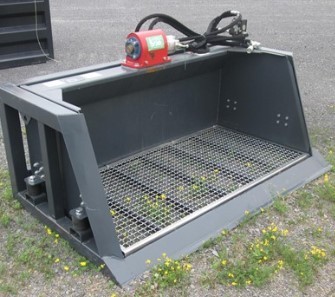 lot 3201A image: New 2024 Raytree Skid-Steer Screening Bucket RMVB78
