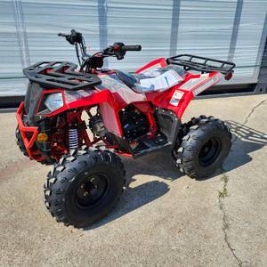 lot 519 image: New Apollo Commander 125 cc ATV, 8 Tire, LED Lights 320 (Red)