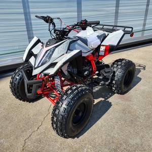 lot 523 image: New Apollo Falcon X 125 cc ATV, 8 Tire, LED Lights 300 (Red)