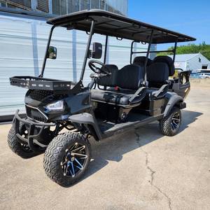 lot 533 image: New Electric Golf Cart T-60 DLX Lithium (Black)