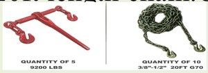 lot 768 image: 38th Ratchet Binder and Chains  Suihe