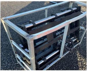 lot 773 image: Skid Steer Side Shift Pallet Forks  Suihe