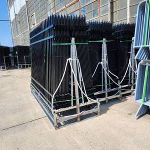 lot 753A image: 10Ft x 6.5Ft Fencing, Power Coated 24PC  25pc Poles Suihe