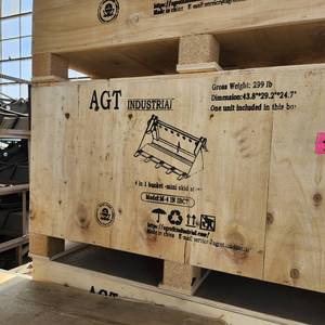 lot 3275 image: Unused AGT 4 In 1 Bucket for 1 ton Mini Skid Stee  M-4 in 1 bucket