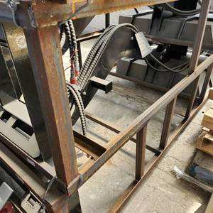 lot 3255 image: Unused AGT Skid Steer Front Mount Cutter-Adjustable  BDRC