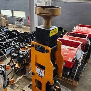 lot 7033A image: New GIYI Skid Steer Post Driver