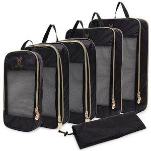 lot 18384 image: Expandable Compression Packing Cubes for Suitcases,6 Set Lightweight Compressible Travel Packing Organizer for Carry on Suitcase,Organizer Bags Set as Travel Essentials for Women