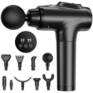 lot 18397 image: APHERMA Massage Gun, Muscle Massage Gun for Athletes Handheld Electric Deep Tissue Back Massager, Percussion Massage Device for Pain Relief with 30 Speed Levels 9 Heads