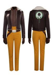 lot 18409 image: Rodwake Warrior Costume Knight Cosplay Outfit SW Rebels Wars Suit For Women Halloween