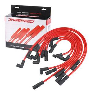 lot 18416 image: JDMSPEED New Spark Plug Wire 10.5mm Replacement for GMC Vortec V6 4.3L 1996-2014