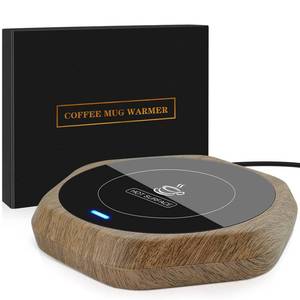 lot 18488 image: Coffee Mug Warmer with Auto Shut Off Gravity-Induction Electric Smart Cup Warmer for Desk, Waterproof Beverage Plate for Heating Tea,Milk,Drink,Hot Chocolate,Candle Wax