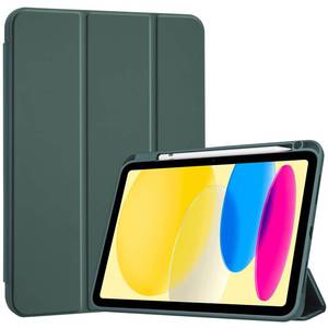 lot 18498 image: ProCase for iPad 10th Generation Case with Pencil Holder, iPad Case 10th Gen (2022 Model) 10.9 Inch iPad 10 Case, 10th Gen iPad Cases Cover with Pen Holder for iPad 10th Generation -Green
