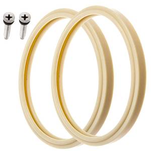 lot 18506 image: (1 Set) 8 38 Pool Light Lens Gasket and Stainless Pilot Screw - Exact Replacements for Pentair 79101600Z and 79104800 - Compatible with Pentair IntelliBrite, AmerLite, and SAM Amerlite Lights