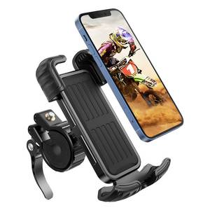 lot 18512 image: Marspeeder Bike Motorcycle Phone Mount,Super Stable Metal Bike Motorcycle Phone Holder with Security Lock, Bicycle Phone Mount with Soft Cushion & Adjustable Clip Compatible with 4.7-6.8 Phone