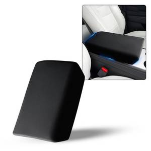 lot 18521 image: CusDusk Car Armrest Cover for Tesla Model 3 Model Y, Auto Center Console Arm rest Box Protector Covers Mat for Cars Interior Accessories 2016-2024 Black (Not Compatible with 2024 Tesla Model 3)