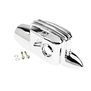 lot 18578 image: HDBUBALUS Chrome Rear Brake Master Cylinder Cover Fit for Harley FLHT FLHX FLHR 2008-2024