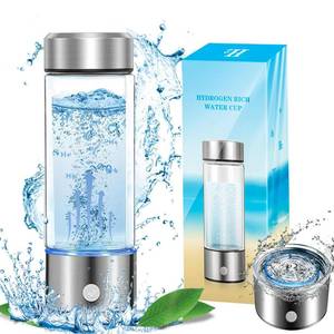 lot 18419 image: Hydrogen Water Bottle  Hydrogen Water Bottle Generator-Portable Hydrogen Water Machine  Ion Bottles Hydrogen Water Ionizer Improve Water Quality in 3 Minutes for Home Office Travel (Silver)