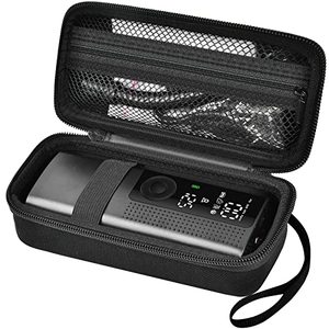 lot 18426 image: Case Compatible with Portable Air Pump, 120 PSI Air Compressor, Car Tire Inflator Storage Bag for USB Cable, Air House, Connector and Accessories (Box Only)-BlackBlack Zipper