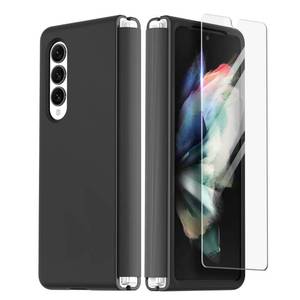 lot 18657 image: araree AERO Flex Galaxy Z Fold 3 5G Case with Hinge Protection, Protective Slim Cover, Body (PC) with Hinge Protector (TPU), for Galaxy Z Fold 3 5G - Black  1 Pack Screen Protector Tempered Glass