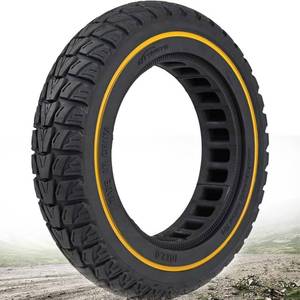 lot 18613 image: GLDYTIMES 10x2 Solid Tires,10X2.125 5075-6.1 10 Inch Tubeless Tire for Segway Ninebot D40X F25 F30 Turboant X7 Pro MAX Honeycomb Front Rear Replacement Wheels, 54-152 10x2 Rubber Tyre
