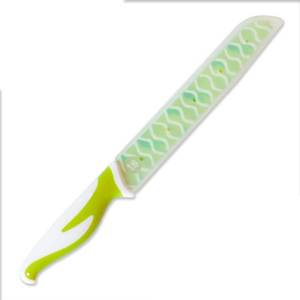 lot 18646 image: Tastefully Simple Serrated Bread, Kitchen, Utility Knife 12.5-Inch with Cover