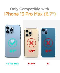 lot 18648 image: GVIEWIN for iPhone 13 Pro Max Case with Screen Protector  Camera Lens Protector, Soft Shockproof Clear Floral Phone Protective Case Cover for Women Girls, Flower Pattern Design (Hibiscus)