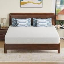 lot 92141 image: 10in Memory Foam King Size Mattress - MEM-10K707-White