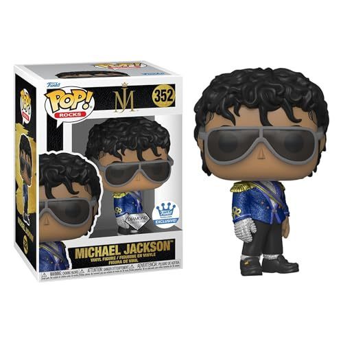 lot 97566 image: Funko Pop Rocks 1984 Grammys Michael Jackson Diamond Glitter Shop Exclusive