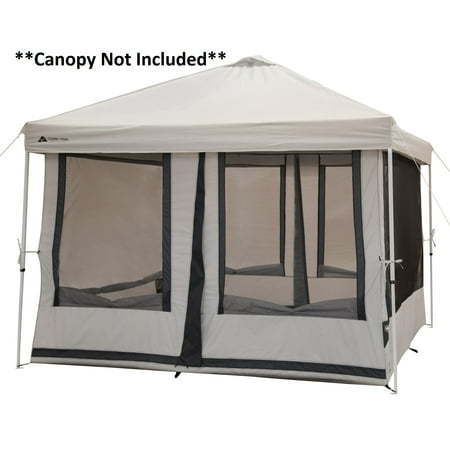 lot 74256 image: Ozark Trail 7-Person 2-in-1 Screen House Connect Tent with 2 Doors Canopy Sold Separately&nbsp