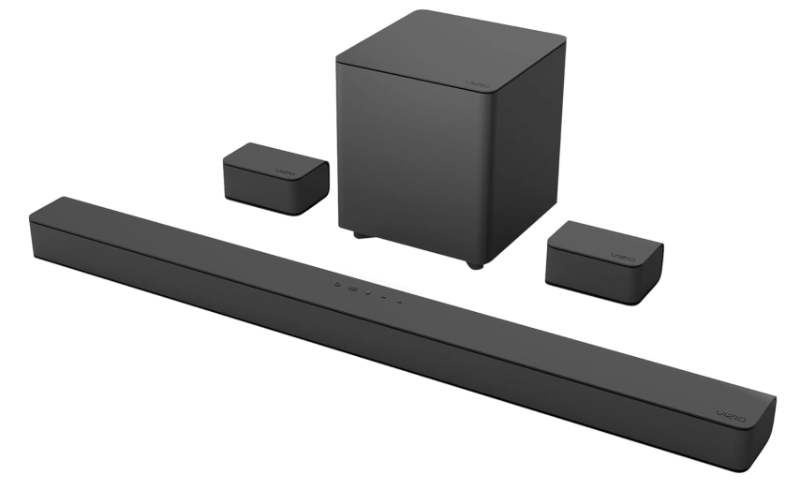 lot 70684 image: VIZIO V-Series 5.1 Home Theater Sound Bar with Dolby Audio, Bluetooth, Wireless Subwoofer, Voice Assistant Compatible, Includes Remote Control - V51x-J6