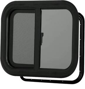 lot 63804 image: Window Horizontal Slide 15 12 x 14 H �� Ultra Thick 5 MM Tempered Glass, DOT Certified RV Replacement Windows with Trim Rings for Wall �� Camper Windows RV Replacement with Screen