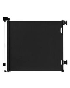 lot 63884 image: dearlomum Retractable Baby Gate,Mesh Baby Gate or Mesh Dog Gate,33 Tall,Extends up to 55 Wide,Child Safety Gate for Doorways, Stairs, Hallways, IndoorOutdoor��Black,33x55