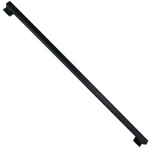 lot 64203 image: Modern Stair Handrail Grab Bar Kit, 4ft Black Galvanized Industrial Iron Hand Rail for Indoor Stairs Wall Mount Support, Wall Staircase Handrail, Safety Handle, Steps Baluster(4FT)