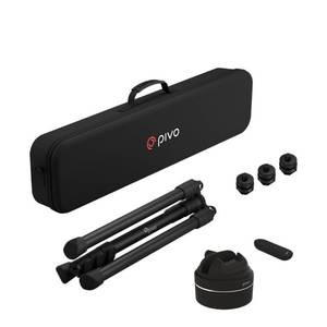 lot 63384 image: Pivo Max Performance AI-Powered 360° Rotation Horse, Face &amp Body Auto Tracking DSLR, Tablet, Smartphone Holder for Equestrians &amp Athletes with Remote Control, Cold Shoe, Travel Case Classic &amp Tripod - Retail $429.99