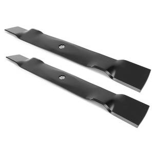 lot 63489 image: budrash GX22151 Mower Blades for John Dee re 42 Deck Mower, GY20850 Mulching Blades for John Dee re 102 115 125 135 D100 D110 D125 D130 Lawn Tractor, Replace AM141033 AM137333, 2 Pack
