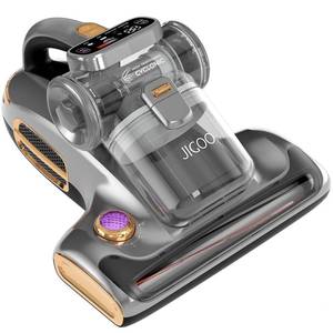 lot 63740 image: JIGOO Mattress Vacuum Cleaner with UV-C Light, 15Kpa Suction 700W Powerful Double-Cup Handheld Vacuums, Bed Vacuum Cleaner with Smart Dust Sensor, Ultrasonic & Heating Tech, HEPA Filter T600, Corded - Retail $194.08