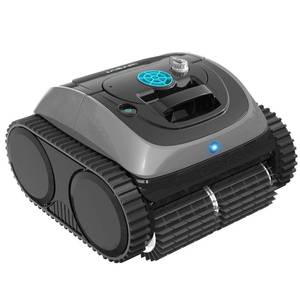 lot 63745 image: WYBOT Cordless Robotic Pool Vacuum, 140mins Runtime, Robotic Pool Cleaner with Upgraded Triple-Motor, Wall Climbing, Intelligent Route Planning, for Pools up to 1,614 Sq.ft - Retail $444.89 - No Charging Cord