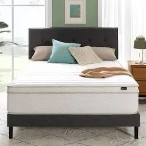 lot 63787 image: ZINUS 12 Inch Foam and Spring Hybrid Mattress New Version, King, Fiberglass Free, Medium Firmness, Durable Support, Certified Safe Foams & Fabric, Mattress in A Box - King