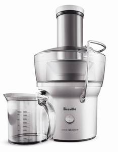 lot 63792 image: Breville Juice Fountain Compact BJE200XL, Silver - Retail $99.95