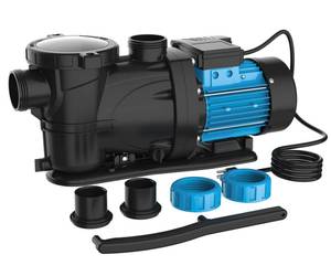lot 63810 image: BOMGIE inAbove Ground Pool Pump,3HP with 7860 GPH Swimming Pool Pump, 115V High Flow Single Speed Powerful Self Priming Pool Pumps with Strainer Basket, Energy Saving, Low Noise - Retail $273.83