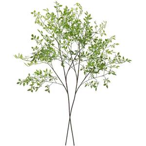 lot 63909 image: CEWOR Faux Branches Artificial Plants 2PCS 43.3 Inch Green Nandina Tall Plants for Wedding Shop Garden Office Home D�cor Greenery Stems for Vase Indoor