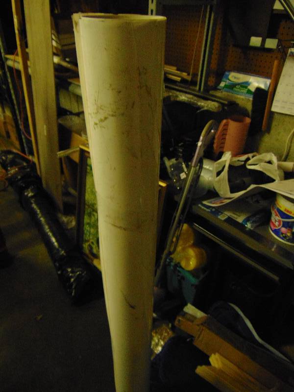 lot 1003 image: (1) roll white plastic (paper) BS117B11-GABT 44